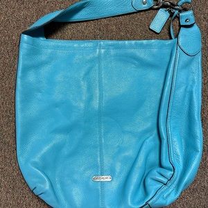 Coach Tote Bag Turquoise